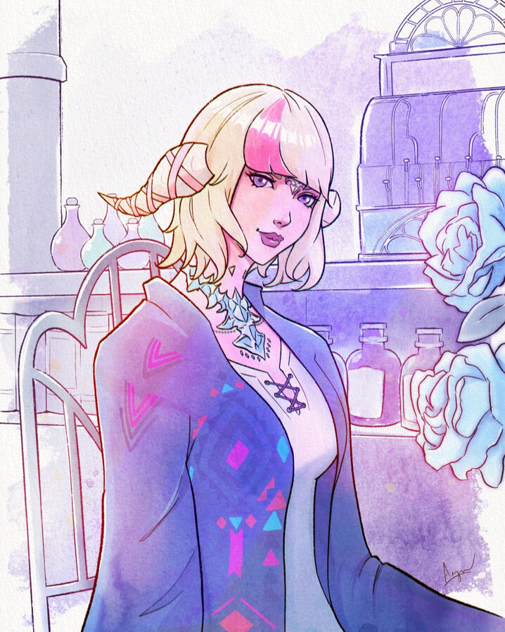 Art by @/AerynNyx Art by @/AerynNyx
